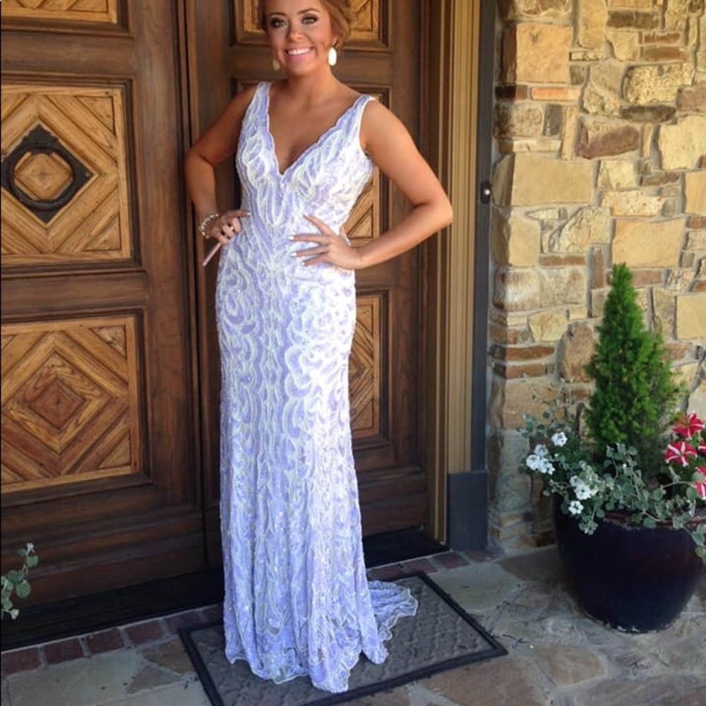 Lavender prom dress